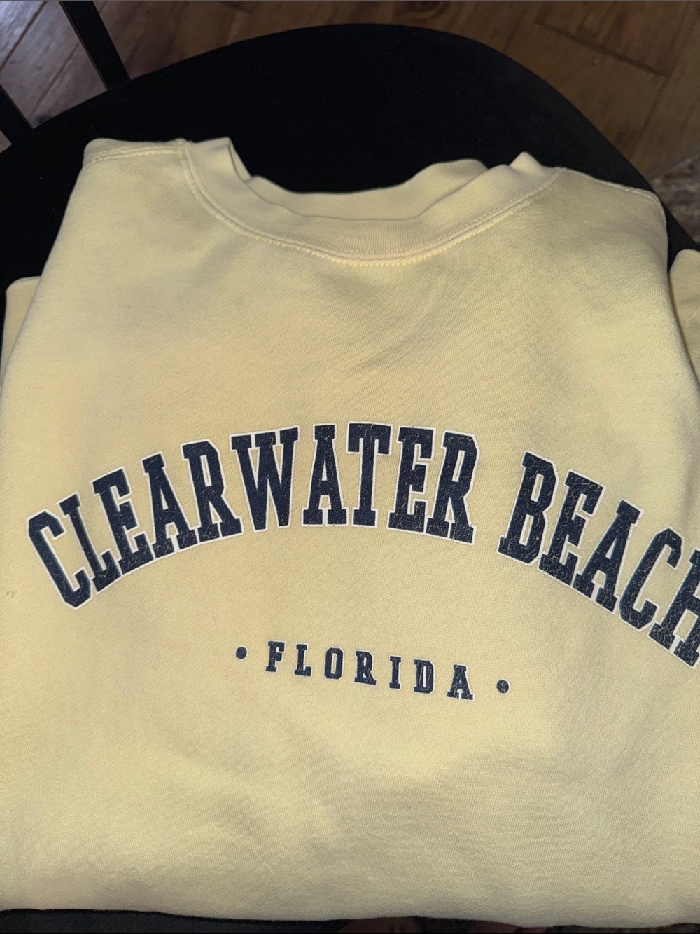 Yellow Pullover Hoodie with Logo Patch